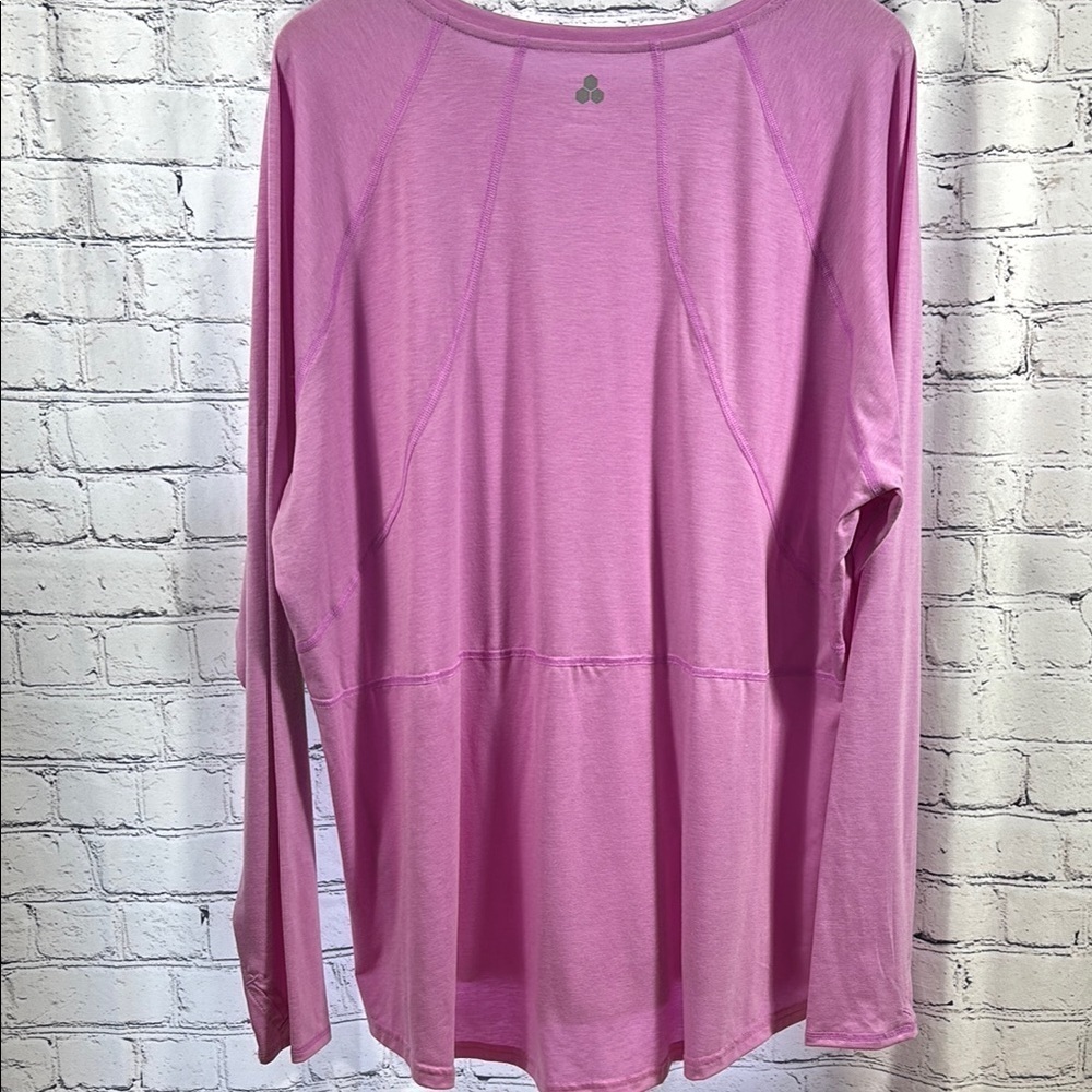 Tek Gear Pink Relaxed Long Sleeve Tee - Picture 3 of 7